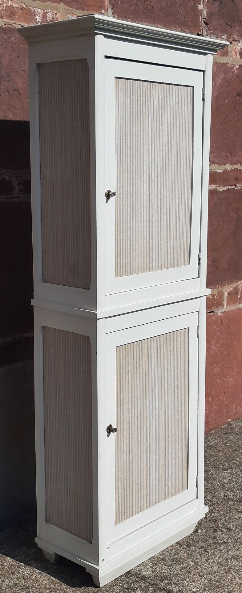 Wooden wardrobe.