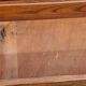 Vintage oak chest of drawers from the 50s compass feet 4 drawers