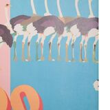 Polish poster "ZOO Bratislava" Marek Mosiński 1970