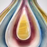 Ceramic Vase Attributed to Italo Casini with Iridescent Colors, Italy