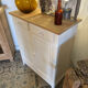White cream Parisian buffet