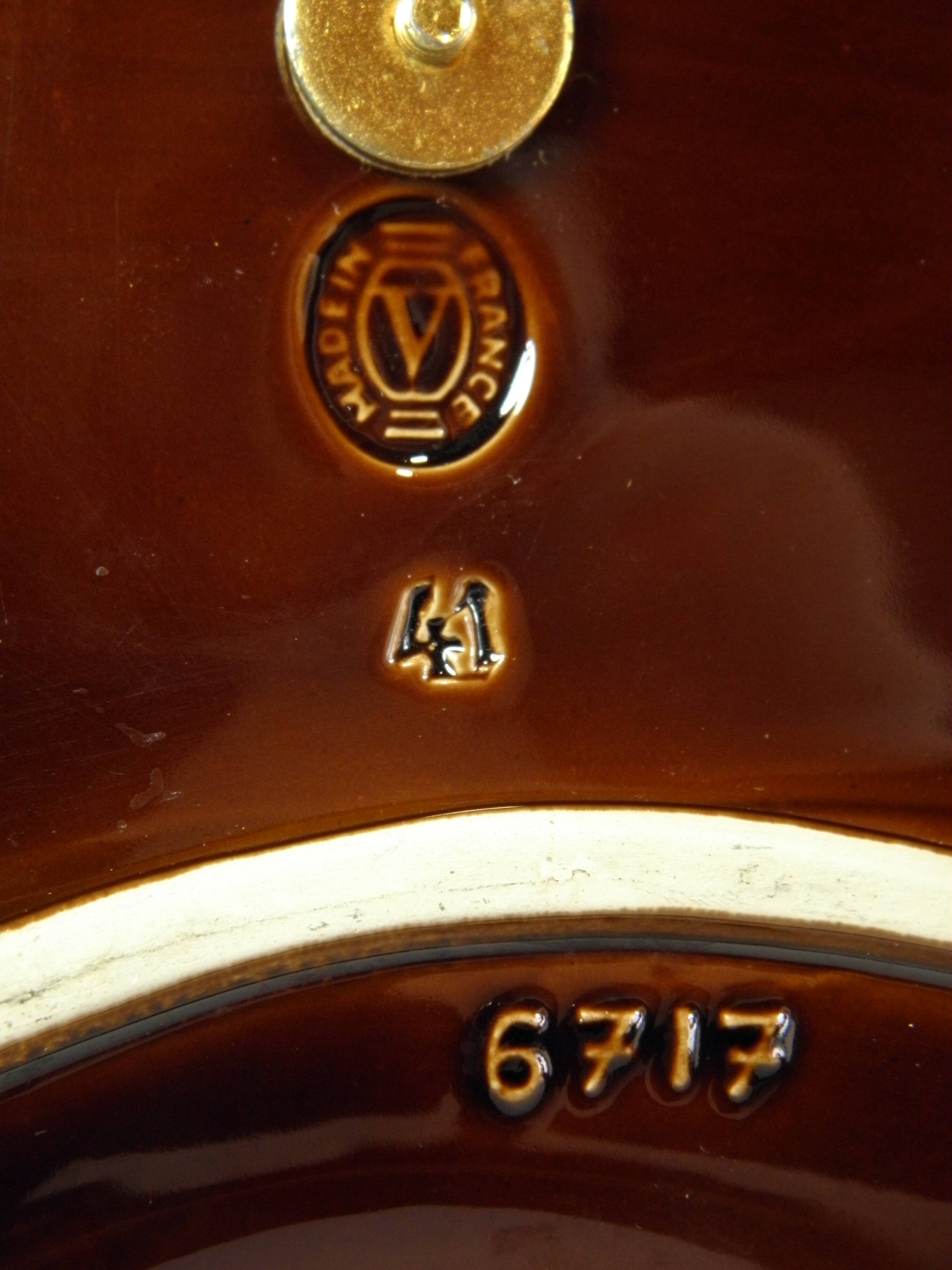 1960s ceramic cheese platter