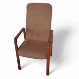 4 x Teak & Fabric Dining Chairs " STUKBAER " from Dyrlund Danmark 1960s