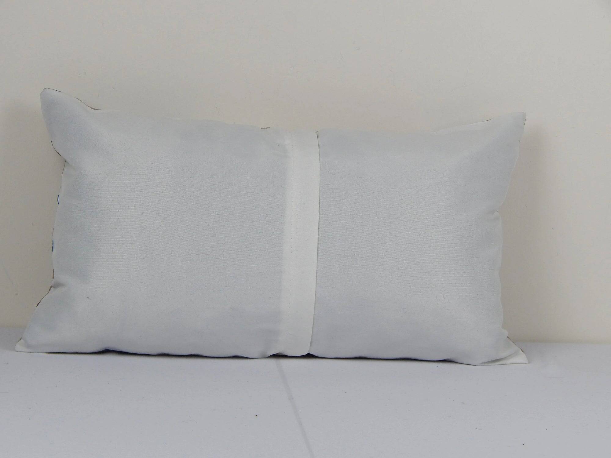 Vintage ikat cushion cover 30x51 cm