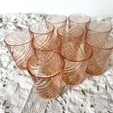 Vintage Rosaline water glasses