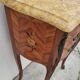 Louis xv style bedside table in rosewood marquetry