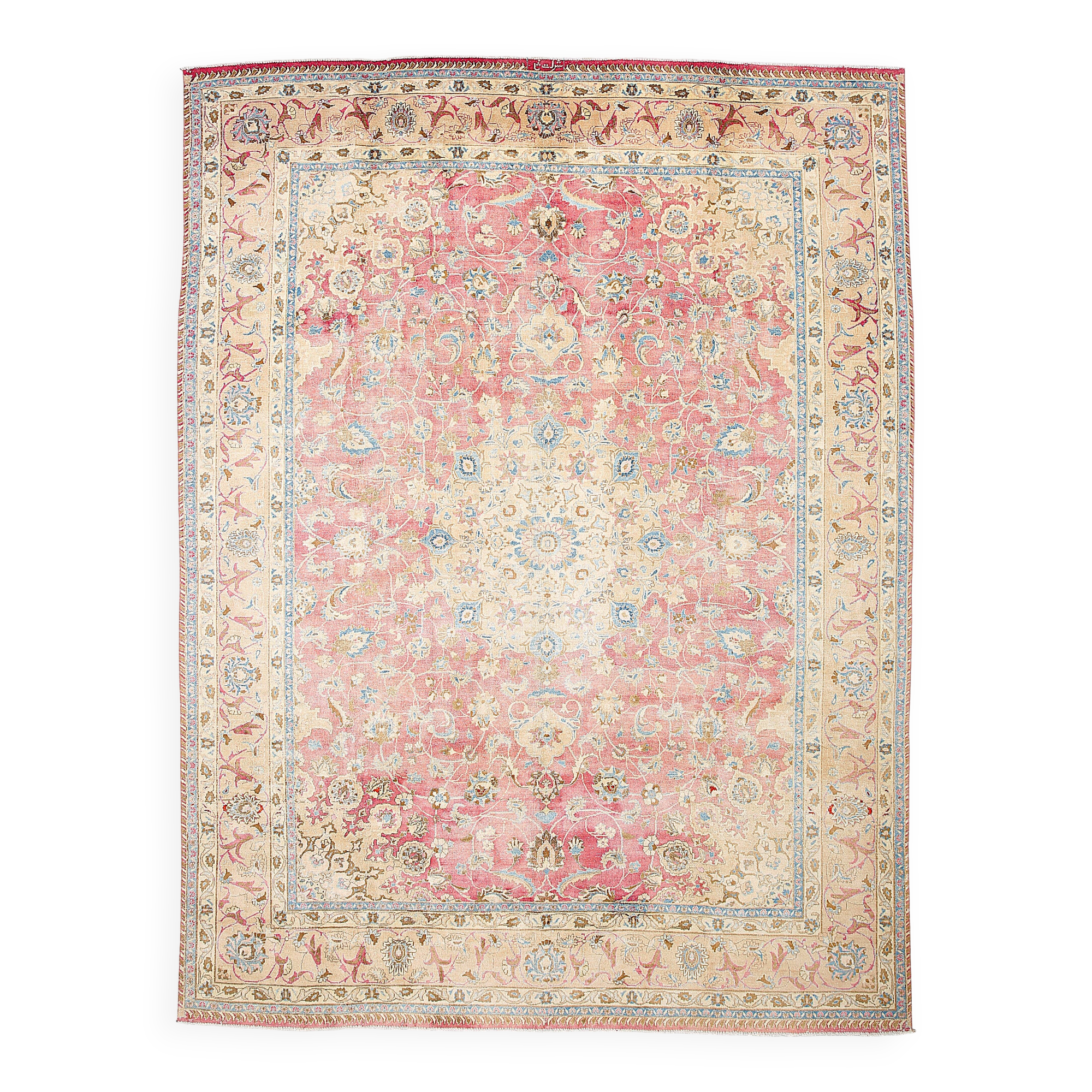 Persian Red & Cream Living Room Carpet, 279x374Cm