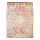 Persian Red & Cream Living Room Carpet, 279x374Cm