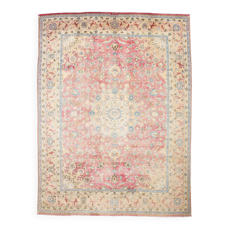 Persian Red & Cream Living Room Carpet, 279x374Cm