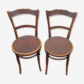 Duo de chaises bistrot Kohn