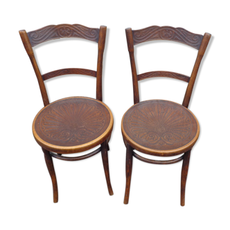 Duo de chaises bistrot Kohn