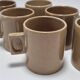 Stoneware mugs