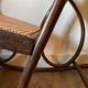 Wood and cane rocking chair