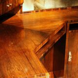 Art Deco Veneer Writing Desk or Vanity Table, 1920s