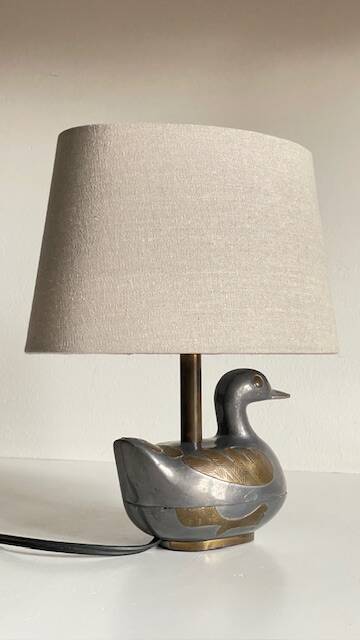 Vintage duck lamp
