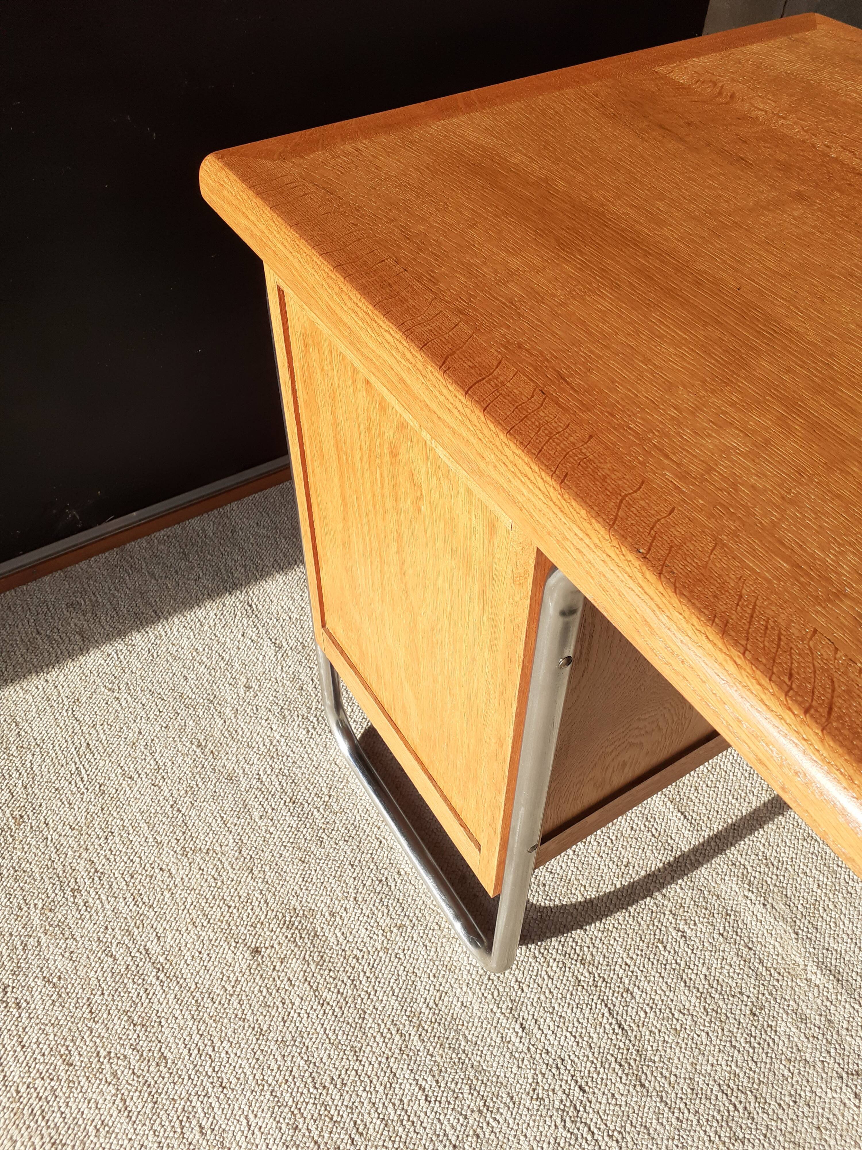 Tubular desk and bauhaus chair circa 1930