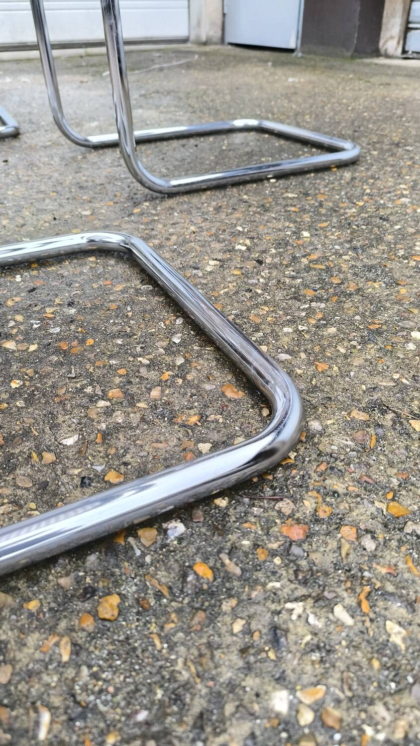 Pair of Cesca B32 chairs by Marcel Breuer