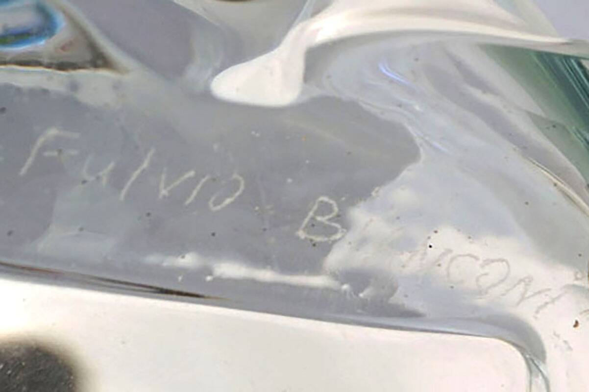 Fulvio Bianconi 'Spring' vase for Mazzega Murano, 1970s