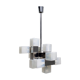 Ten-Light Mid-Century Modern Murano Glass Chandelier by Carlo Nason for Mazzega