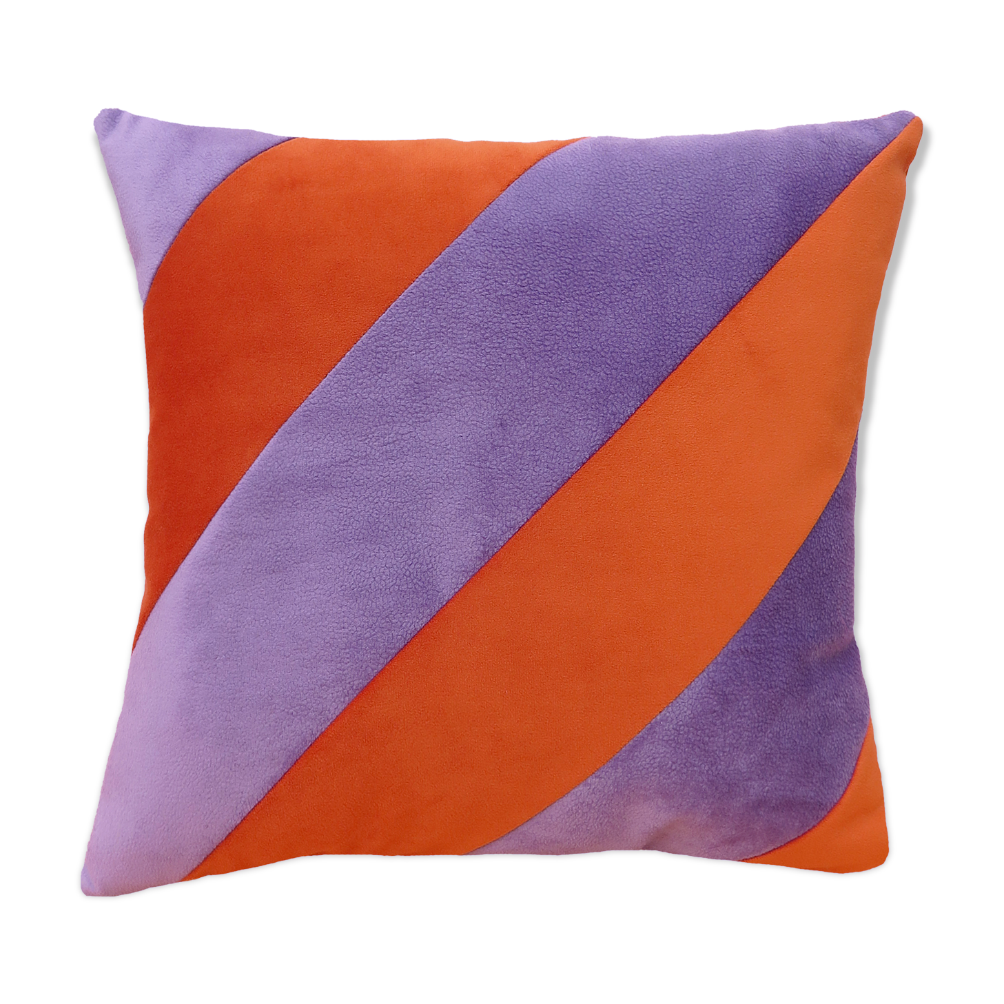 Coussin en velours upcyclé