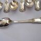 SFAM 12 EMPIRE dessert teaspoons in silver metal model "Sans embarrass" 14.5cm