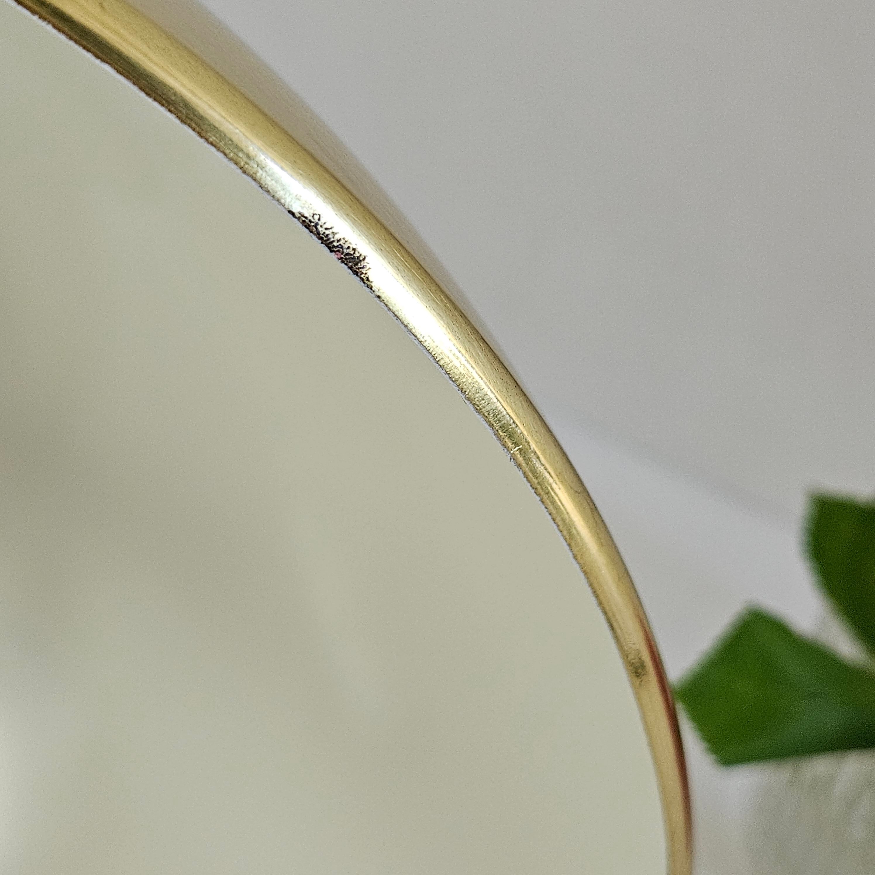 Mushroom-shaped brass table lamp, Italy, 1970s