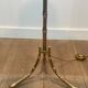 Bronze floor lamp in faux-bamboo style by the Baguès house.