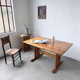 Mountain furniture table made of solid pine