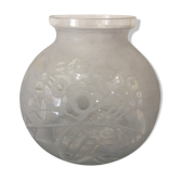 Vase boule signé Lorrain France
