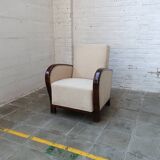 Set of 2 Hungarian Art Deco armchairs