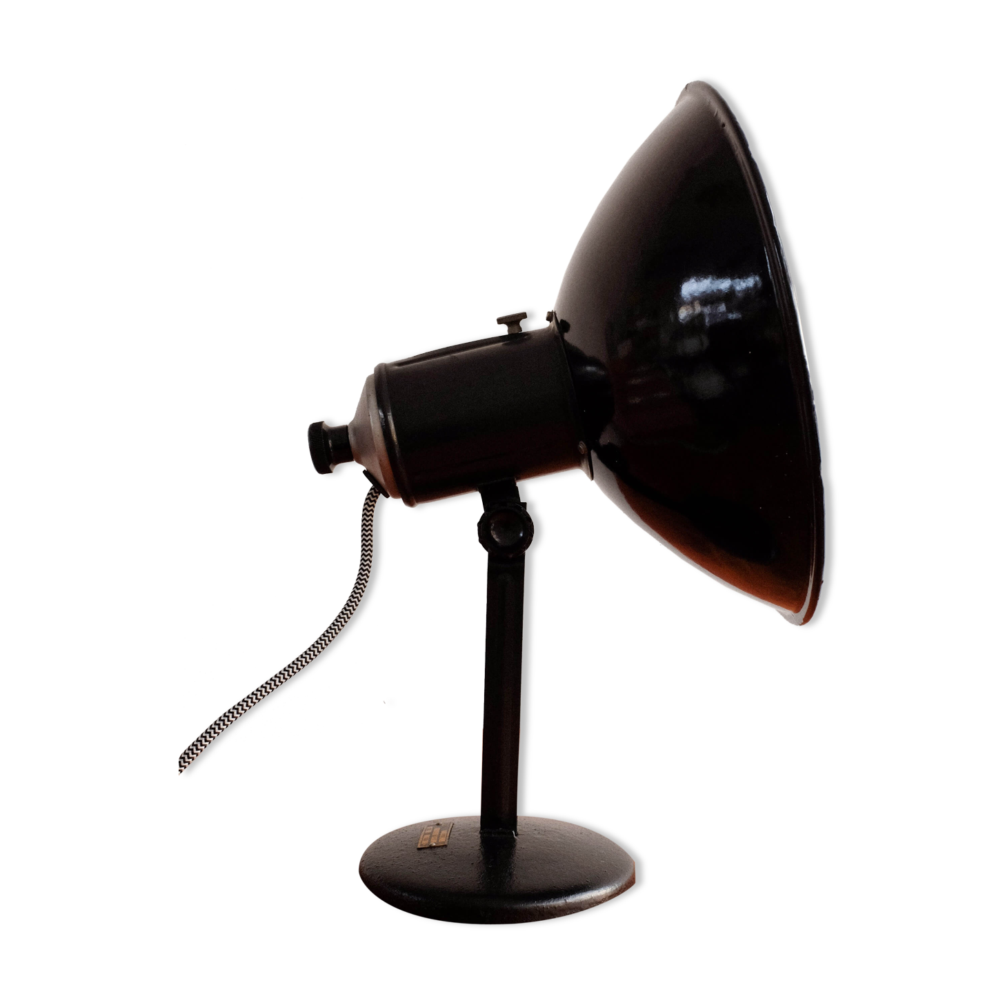 Industrial Czechoslovakian Adjustable Table Lamp, 1960s