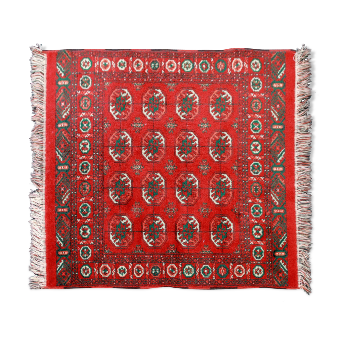tapis persan, fait à la main - 100x102cm