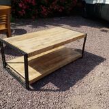 Industrial coffee table