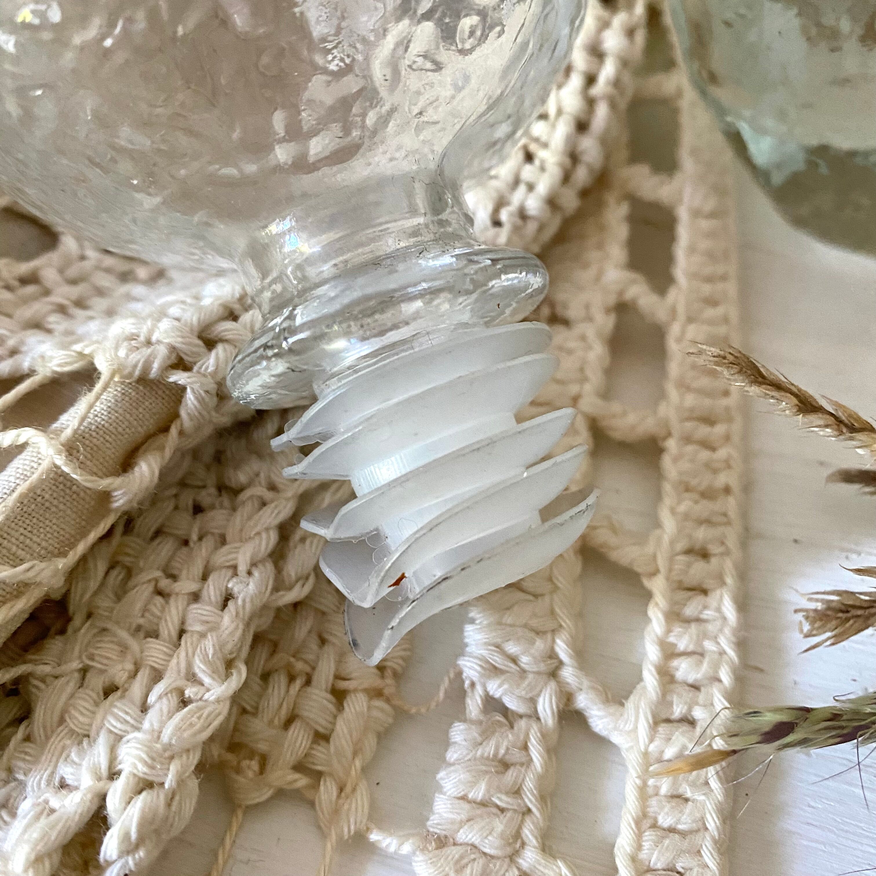 Vintage Empoli glass decanter