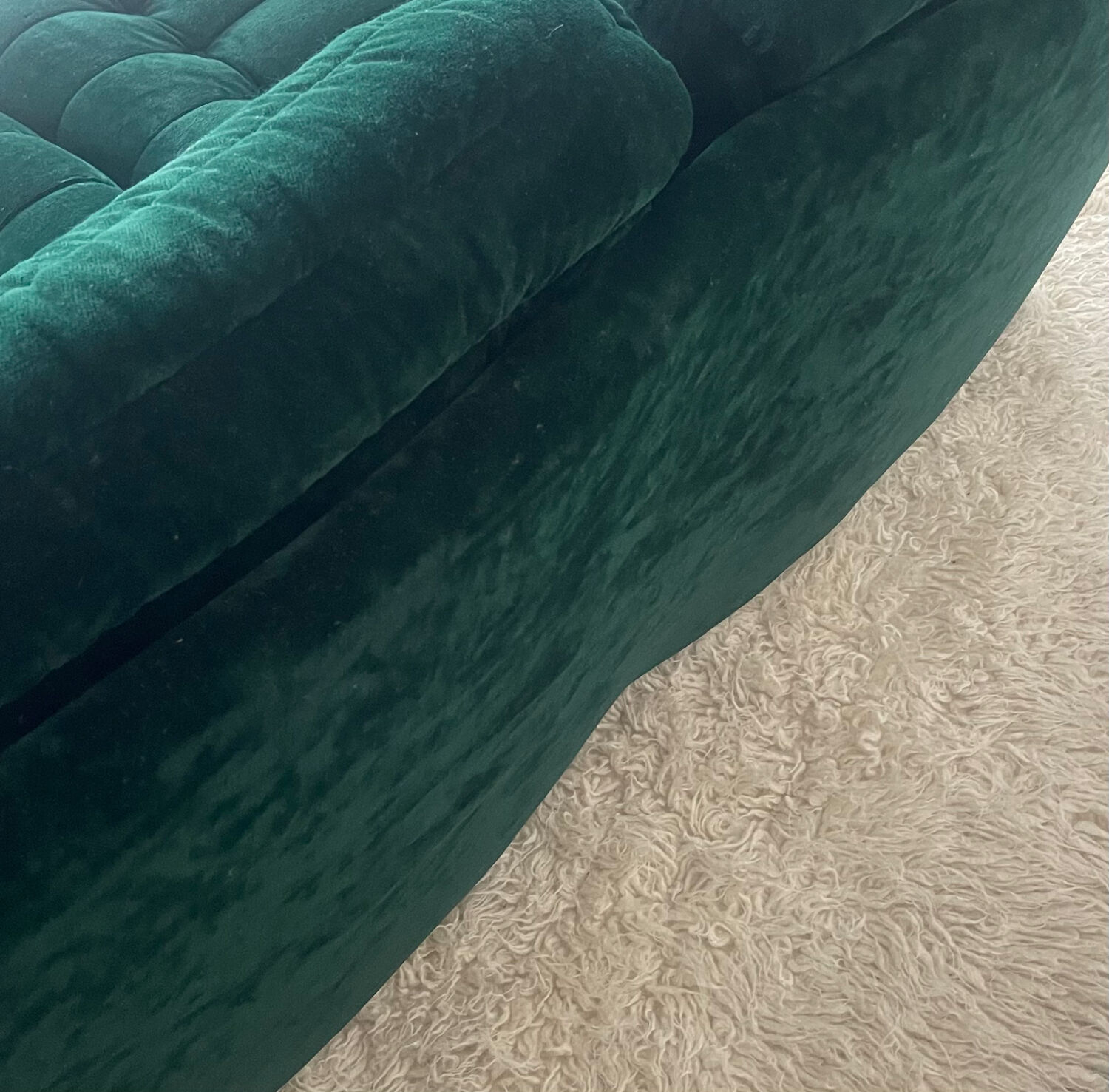 Velvet sofa 1970