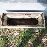Antique Rectangular Metal Planter