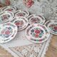 Set of 8 dessert plates Sarreguemines Vence model