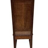 Art Deco High Back chair in oak minimalist design