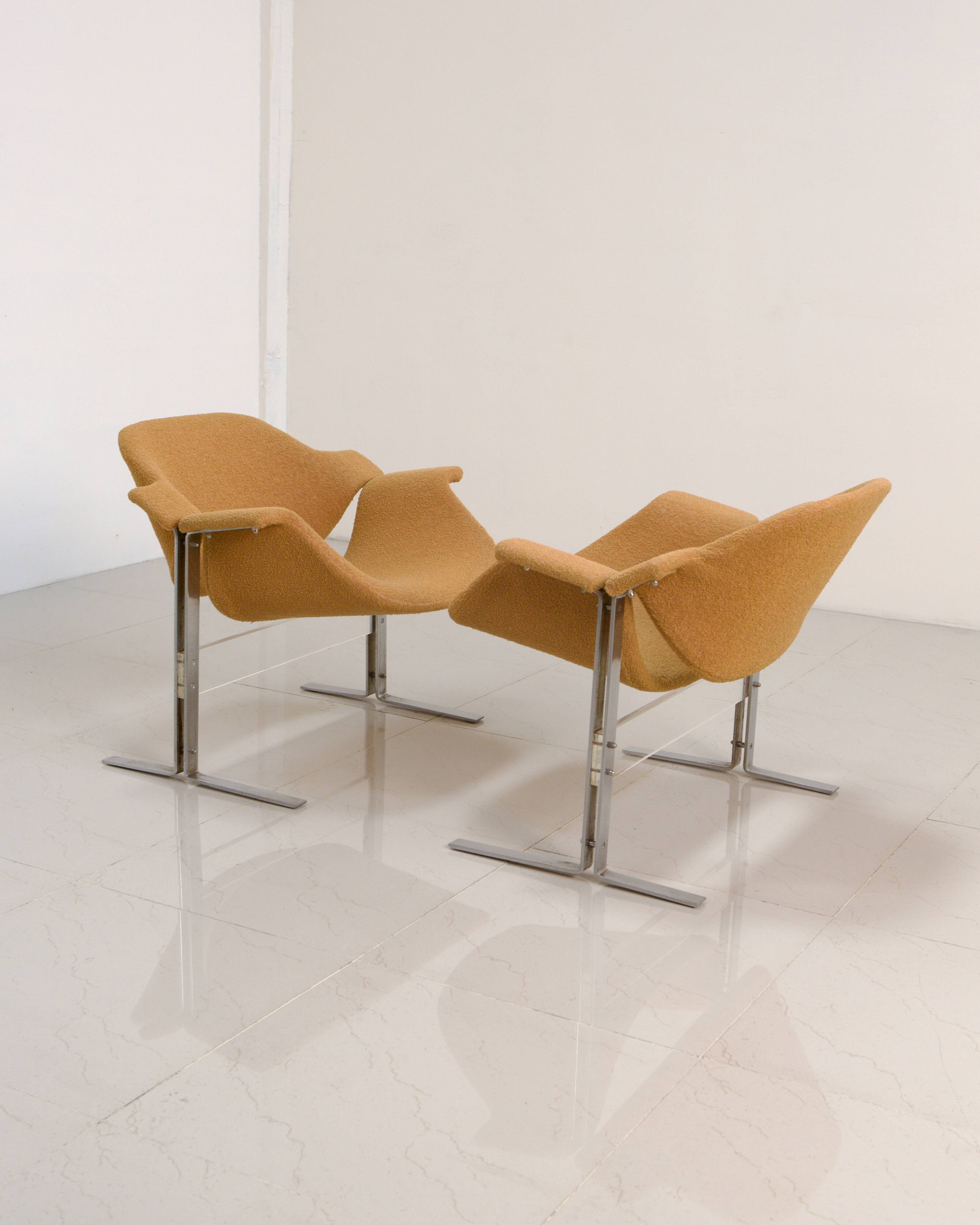 Pair of lounge chairs by Just B Meijer for Kembo 60's