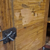 Secretary guillotine Louis XVI era in marquetry around 1760-1780