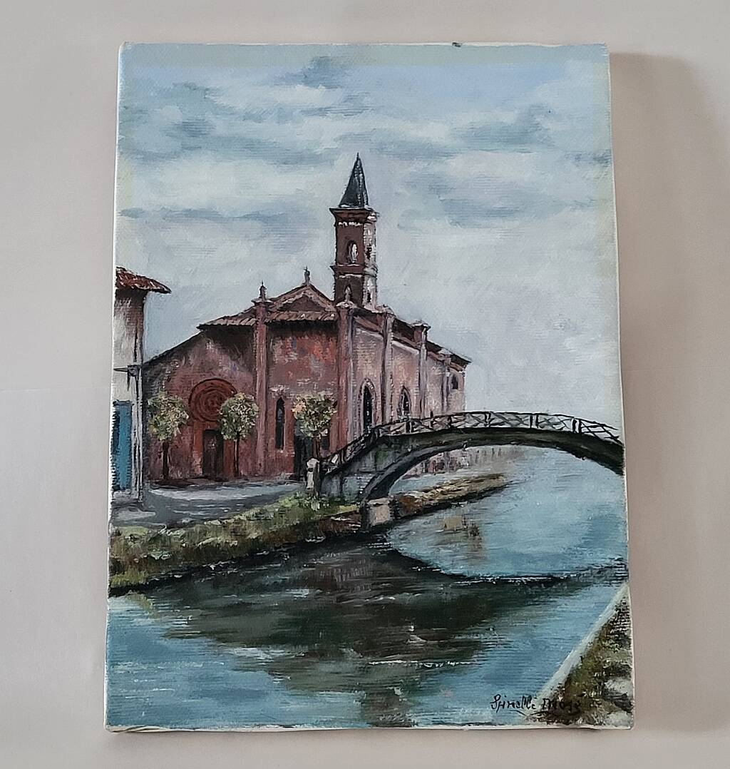 Oil Painting on Canvas Signed