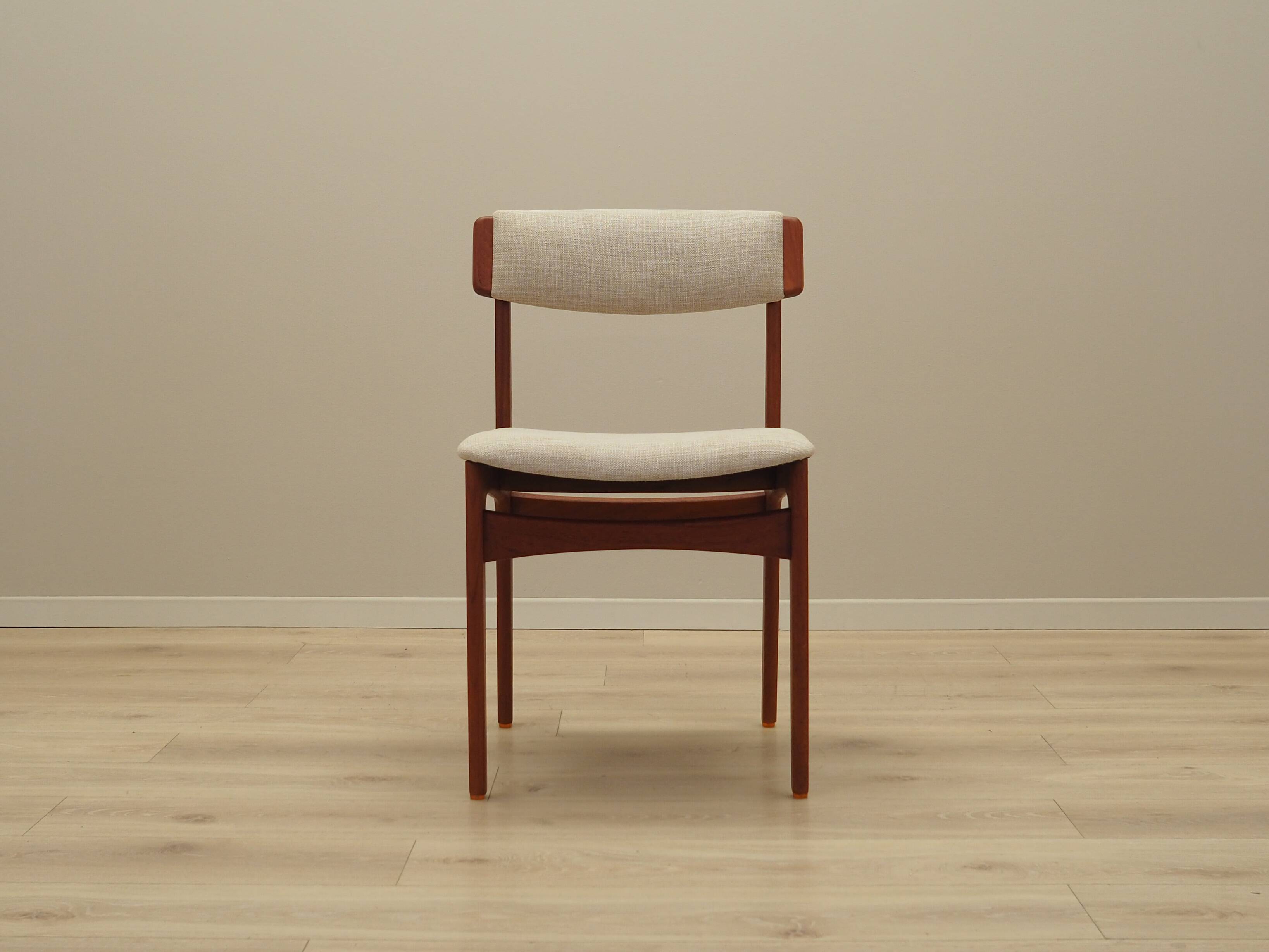 Set of four teak chairs, Danish design, 1960s, manufactured by N. & K. Bundgaard Rasmussen