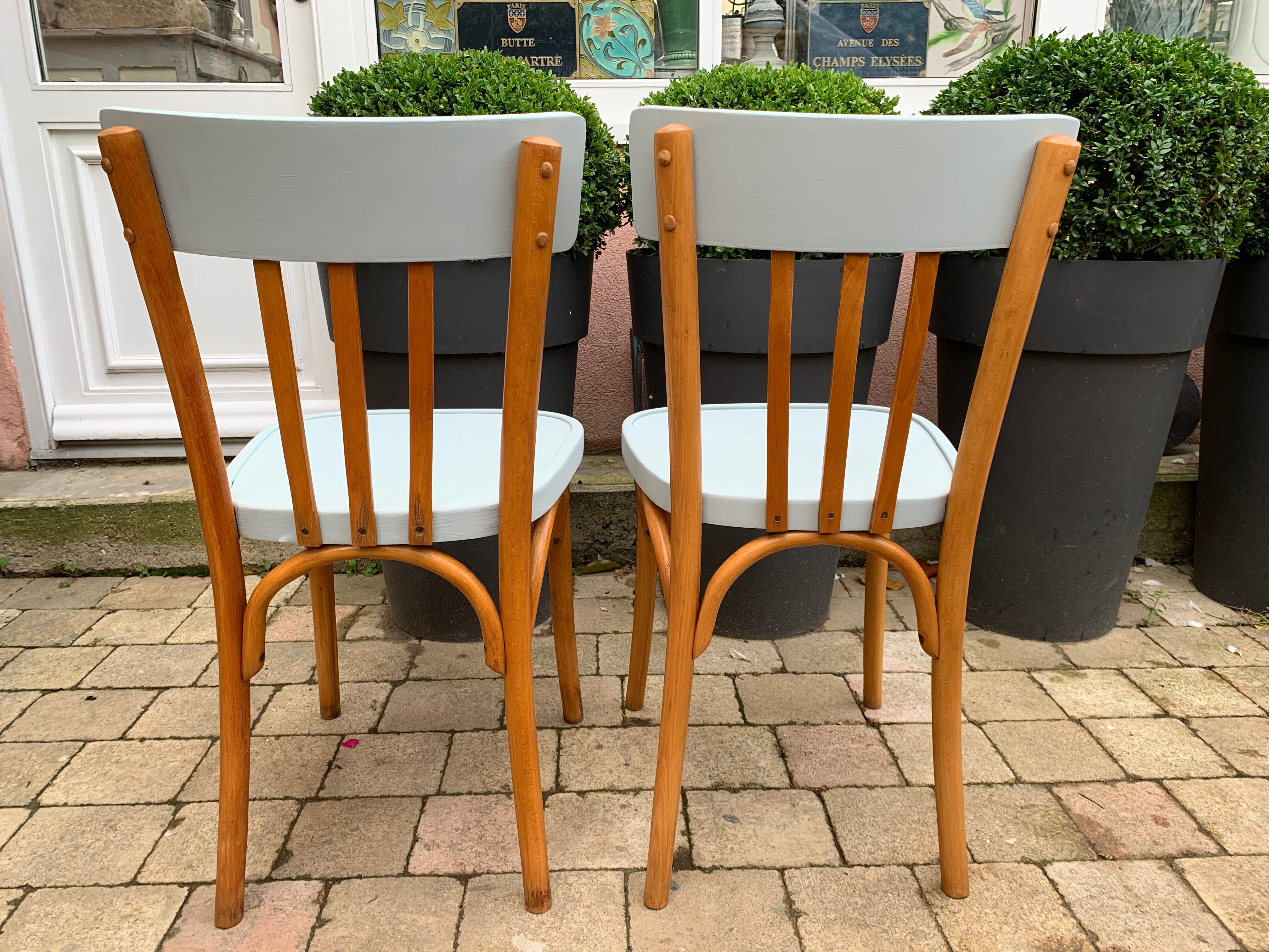 Pair of bistro chairs