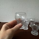 5 verres à shot iittala Kekkerit par Timo Sarpaneva, Finlande
