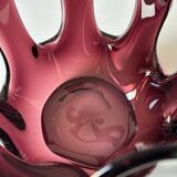 Blown glass vase - art glass - Makora