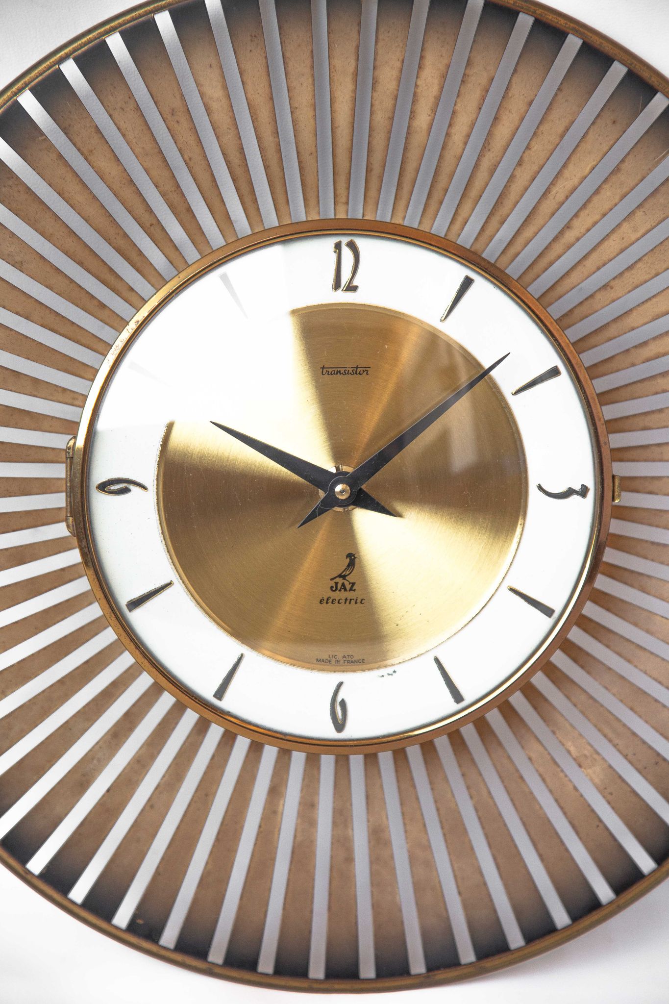 Vintage clock, Jaz Electric, made in France