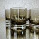 70s Smoked Whiskey Glasses