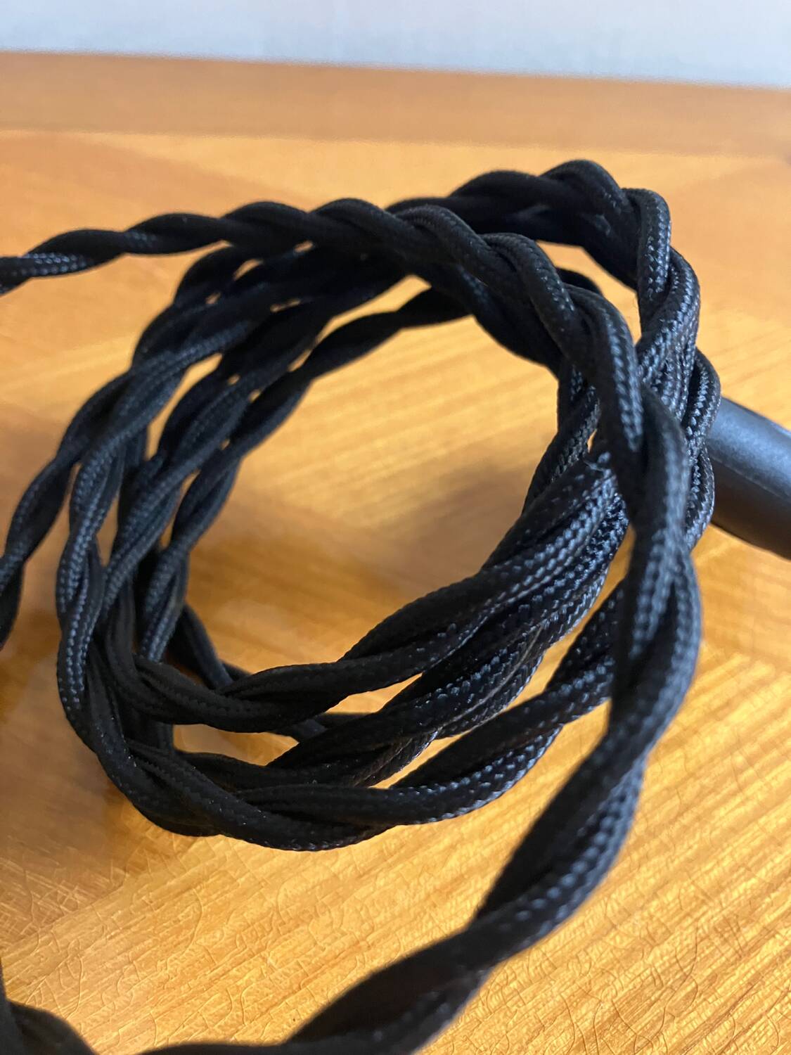 Vintage glass globe table lamp