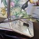 Vintage desk lamp in chrome metal
