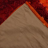 Red & orange tones vintage rug, 163x240 cm